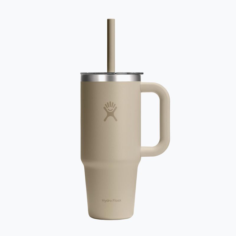 Tazza Hydro Flask Travel Tumbler Clear Lid 710 ml oat