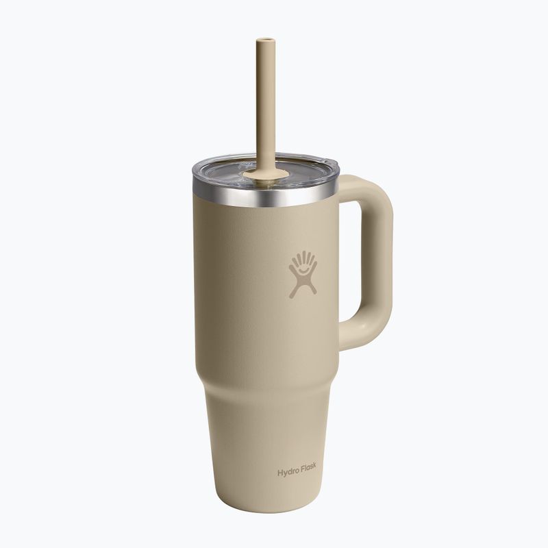 Tazza Hydro Flask Travel Tumbler Clear Lid 710 ml oat 2