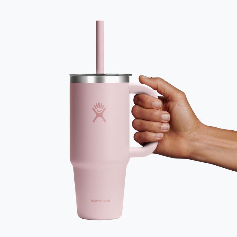 Tazza Hydro Flask Travel Tumbler Clear Lid 710 ml trillium 5
