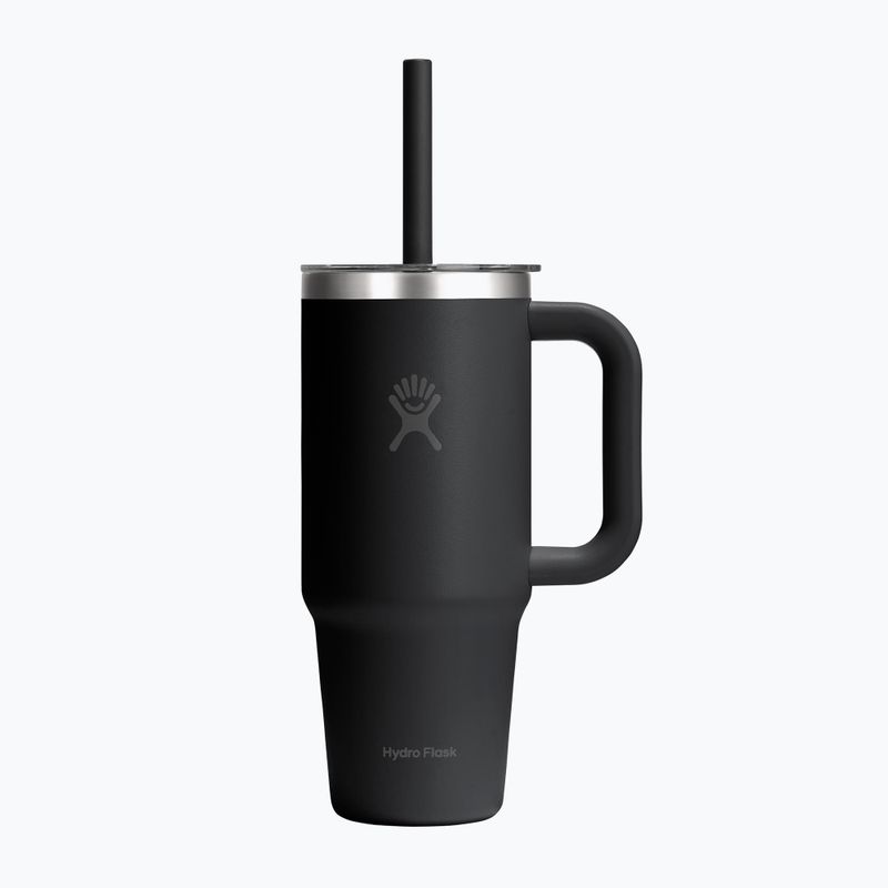 Tazza Hydro Flask Travel Tumbler Clear Lid 710 ml black