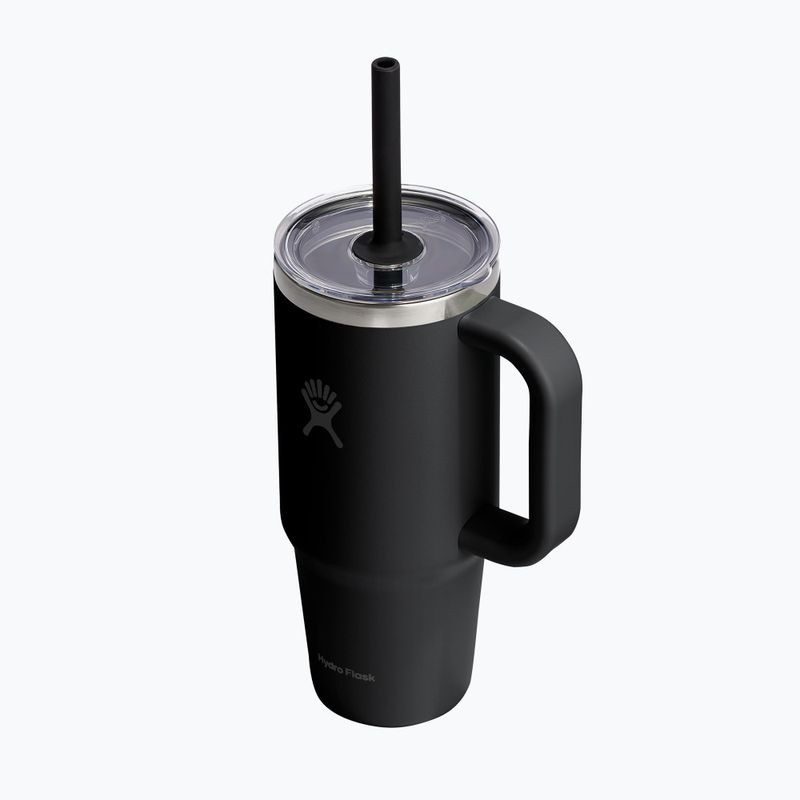 Tazza Hydro Flask Travel Tumbler Clear Lid 710 ml black 3