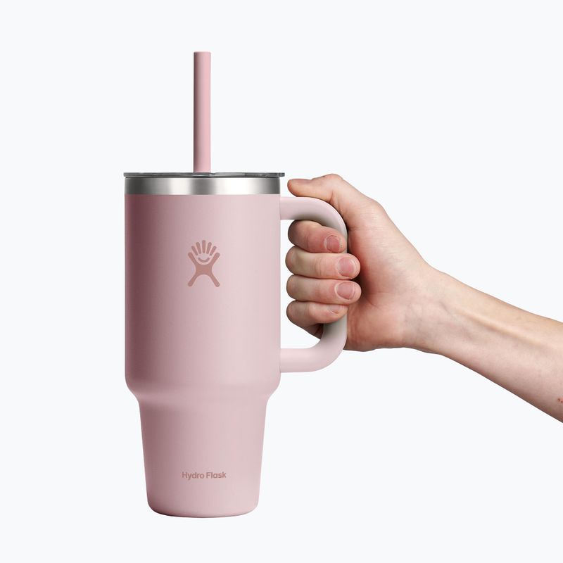 Tazza termica Hydro Flask Travel Tumbler Clear LID 945 ml trillium 5