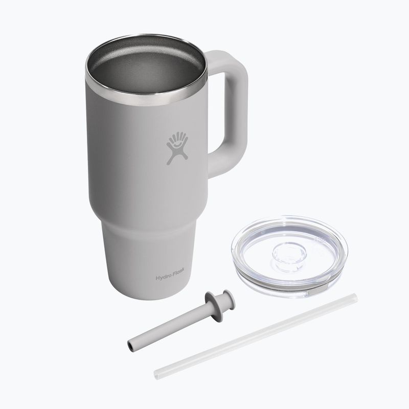 Borraccia termica Hydro Flask Travel Tumbler Clear Lid birch 3