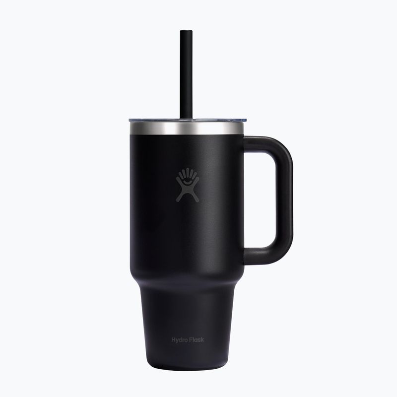 Borraccia termica Hydro Flask Travel Tumbler Clear Lid black