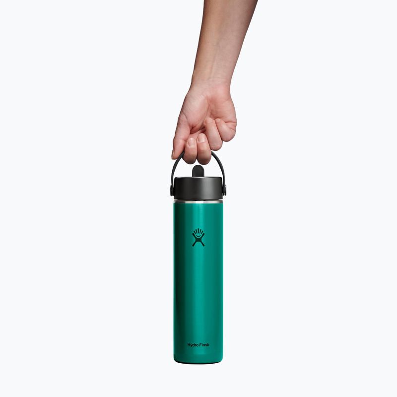 Borraccia termica Hydro Flask Lightweight Wide Flex Straw 710 ml emerald green 4