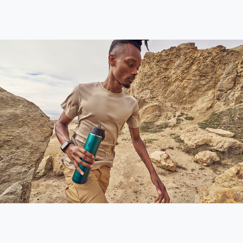 Borraccia termica Hydro Flask Lightweight Wide Flex Straw 710 ml emerald green 5