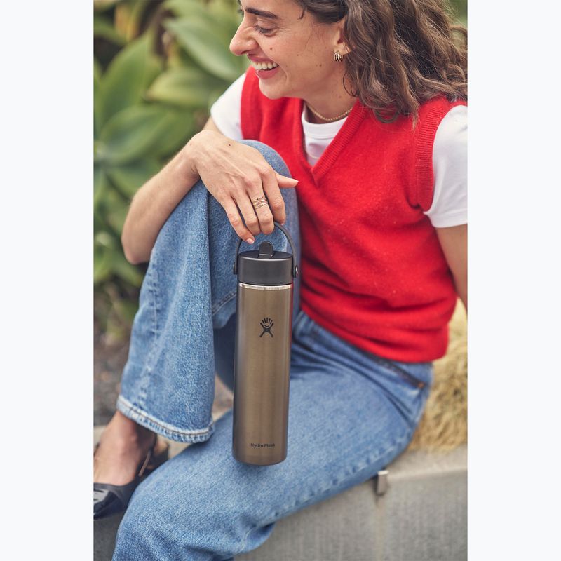 Borraccia termica Hydro Flask Lightweight Wide Flex Straw 710 ml obsidian 5