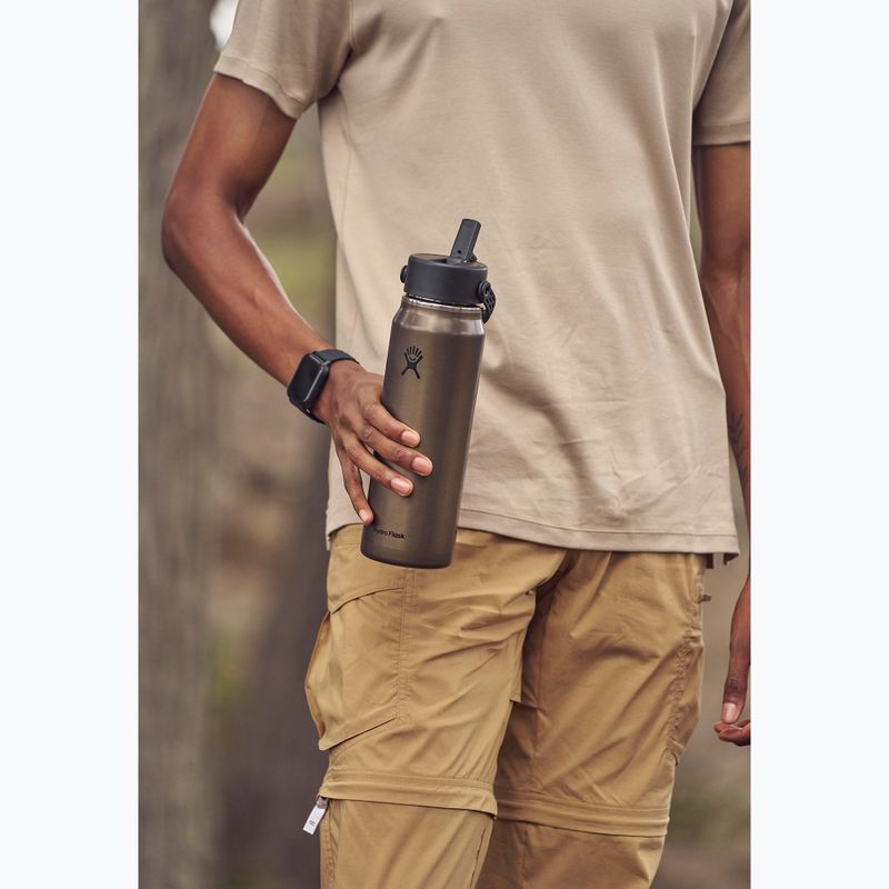 Borraccia termica Hydro Flask Lightweight Wide Flex Straw 946 ml tappo obsidian 5
