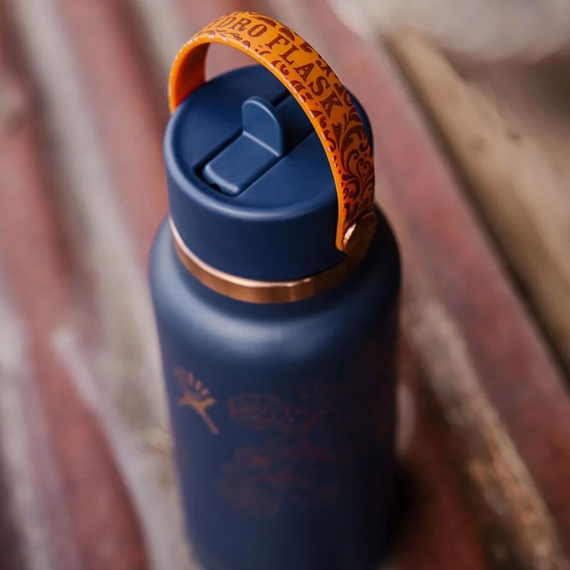 Borraccia termica Hydro Flask Wide Mouth with Flex Straw Cap 946 ml western dark blue 5