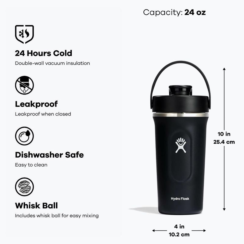 Shaker Hydro Flask Insulated Shaker 710 ml mermaid green 5
