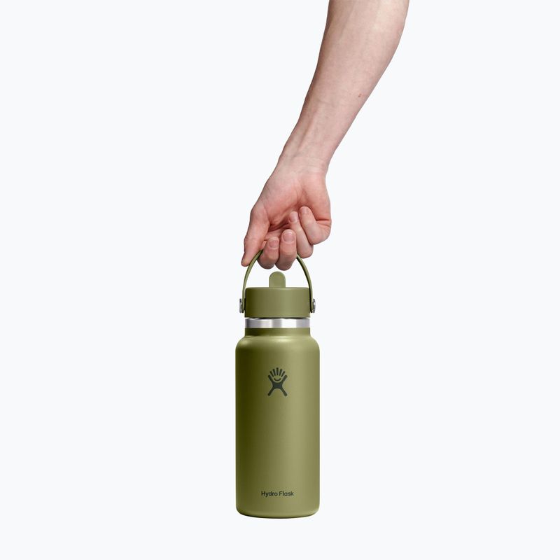 Borraccia termica Hydro Flask Wide Flex Straw 946 ml palmer green 3