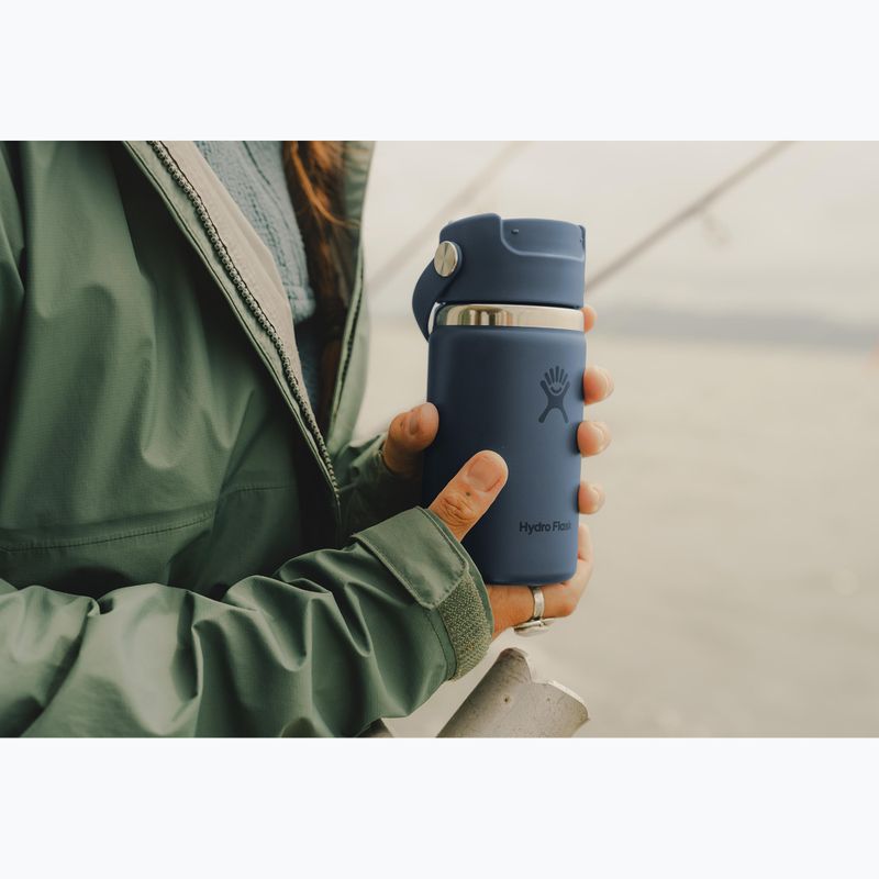 Borraccia termica Hydro Flask Travel Mug Flip Sip 355 ml harbor blue 4