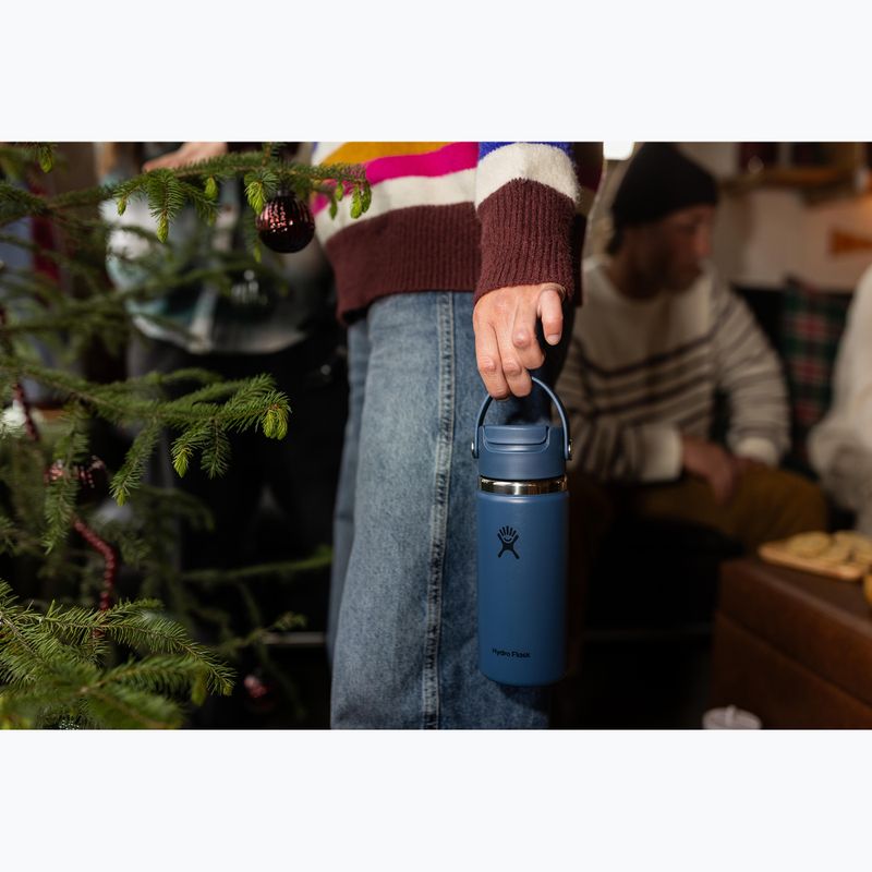 Borraccia termica Hydro Flask Travel Mug Flip Sip 473 ml harbor blue 4