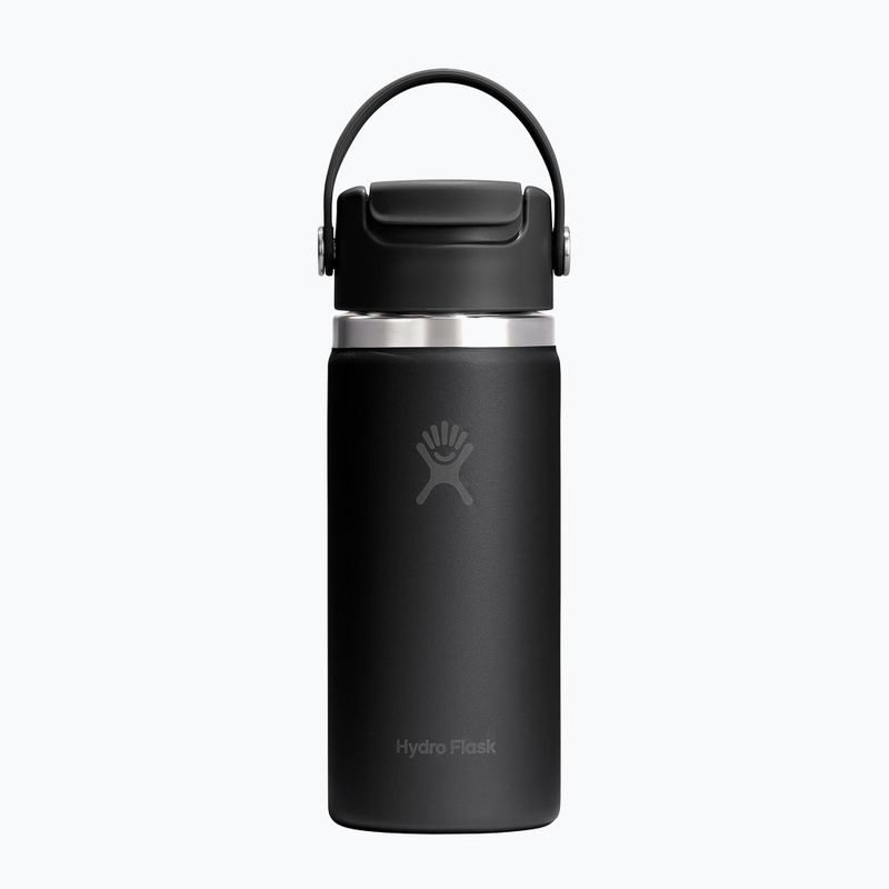 Borraccia termica Hydro Flask Travel Mug Flip Sip 473 ml black