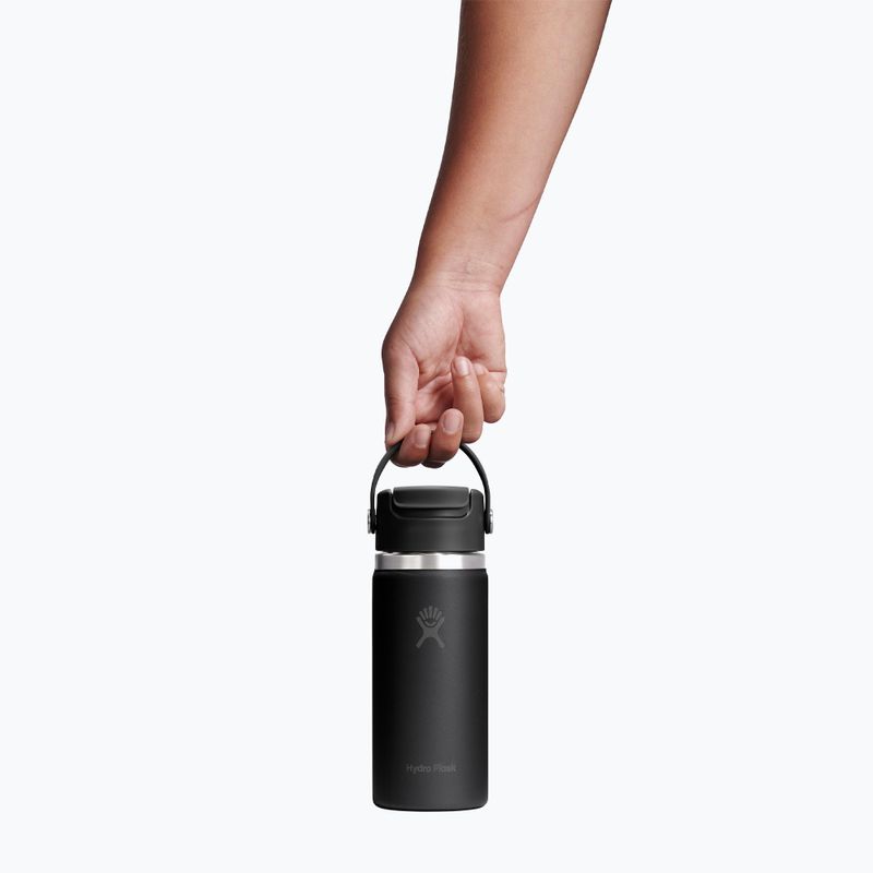 Borraccia termica Hydro Flask Travel Mug Flip Sip 473 ml black 3