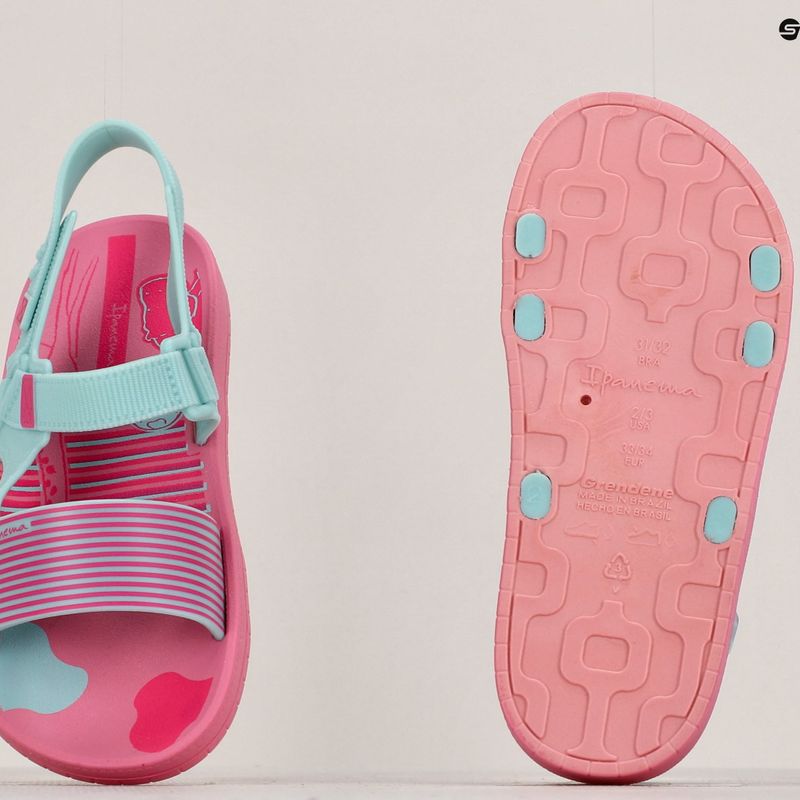 Sandali Ipanema Recreio Papete Kids rosa/verde 13