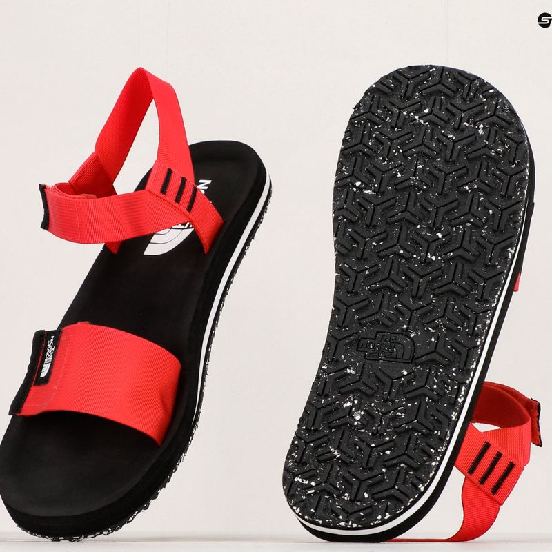 Sandali da trekking da uomo The North Face Skeena Sandal rosso/nero 9
