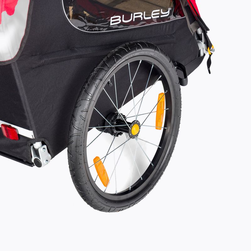 Rimorchio per biciclette Burley Honey Bee 2021 rosso 5
