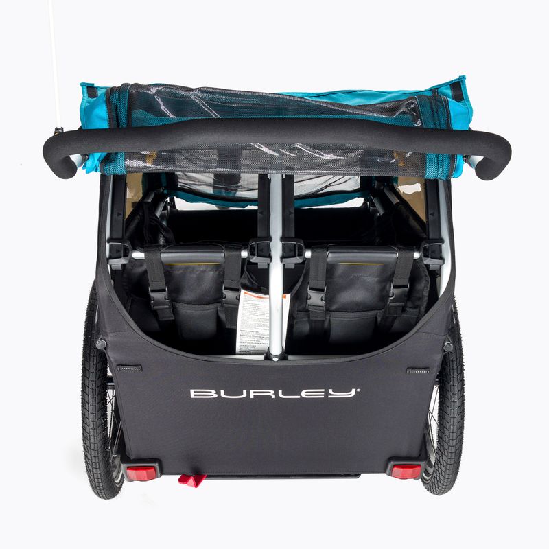 Rimorchio per biciclette Burley D'Lite X Double aqua 4