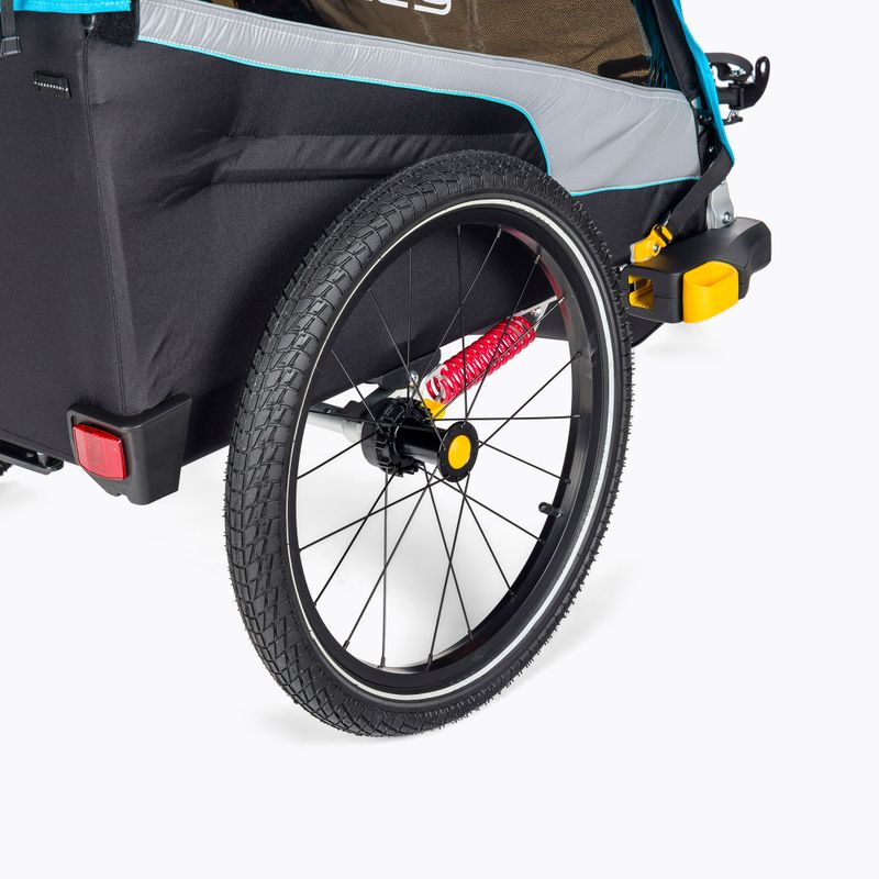 Rimorchio per biciclette Burley D'Lite X Double aqua 6
