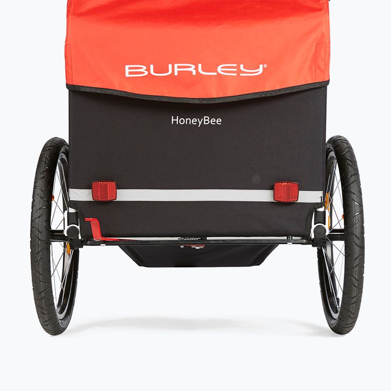 Rimorchio per biciclette Burley Honey Bee rosso 6