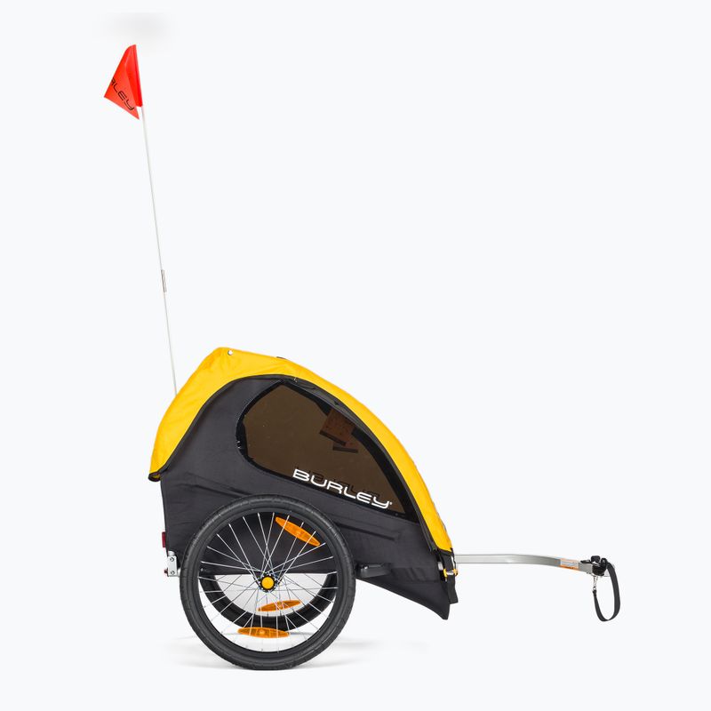 Burley Bee Rimorchio per biciclette doppio giallo 2