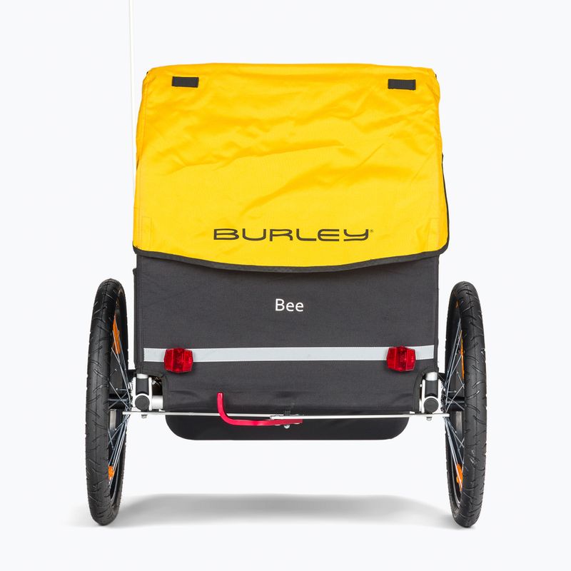 Burley Bee Rimorchio per biciclette doppio giallo 3