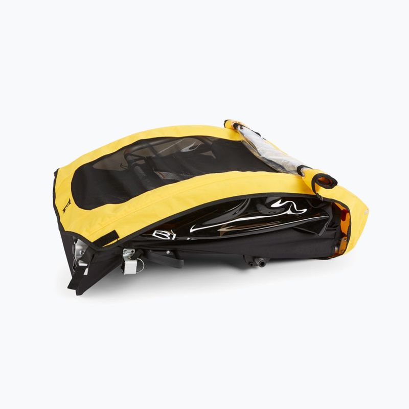Burley Bee Rimorchio per biciclette doppio giallo 10