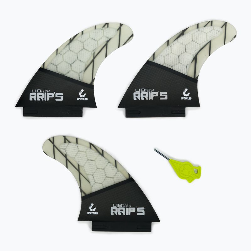 Lib Tech Tri Fin Set di pinne per tavola da surf 3 pezzi.
