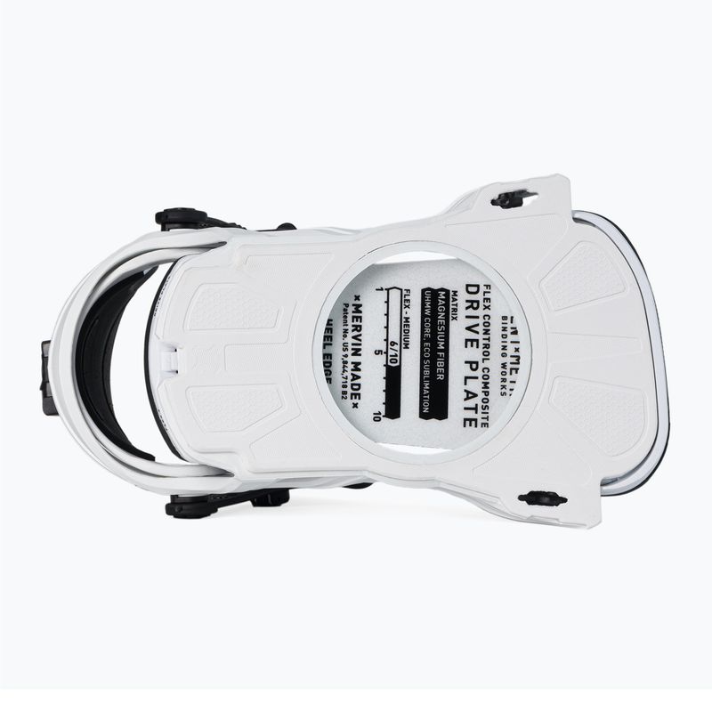 Attacchi da snowboard Bent Metal Axtion bianco 3