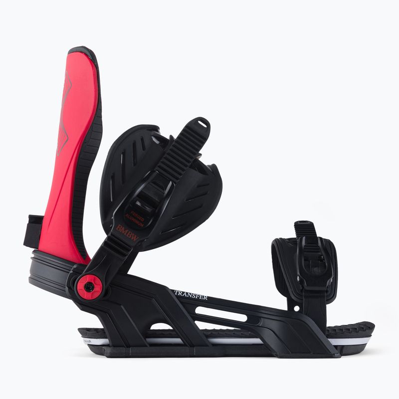 Attacchi da snowboard Bent Metal Transfer nero/rosso 2
