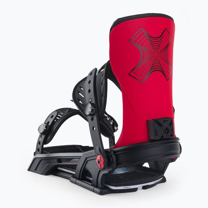 Attacchi da snowboard Bent Metal Transfer nero/rosso 3
