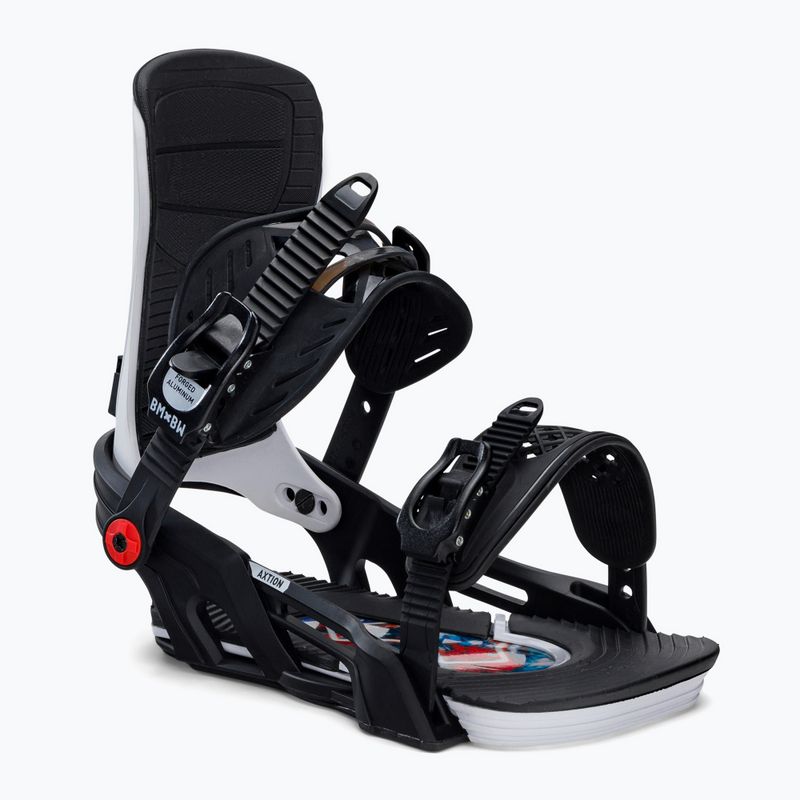 Attacchi da snowboard Bent Metal Axtion nero/bianco