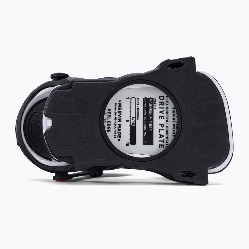 Attacchi da snowboard Bent Metal Axtion nero/bianco 3