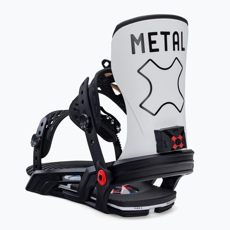 Attacchi da snowboard Bent Metal Axtion nero/bianco 4