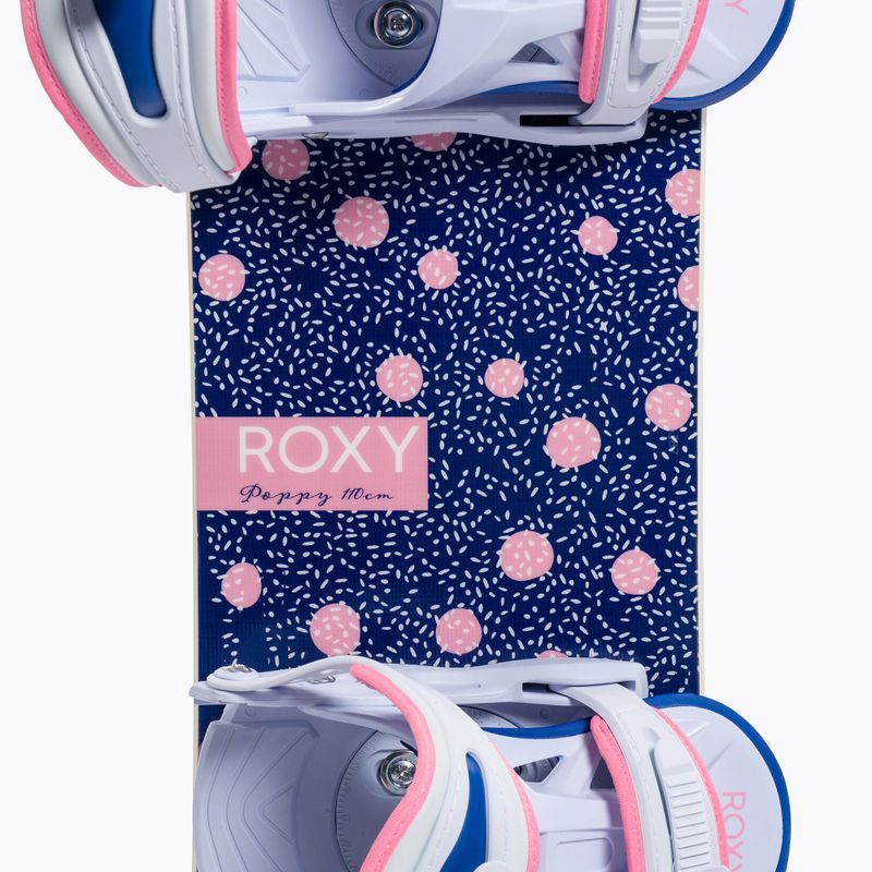 Snowboard per bambini ROXY Poppy Pacchetto + attacchi 6