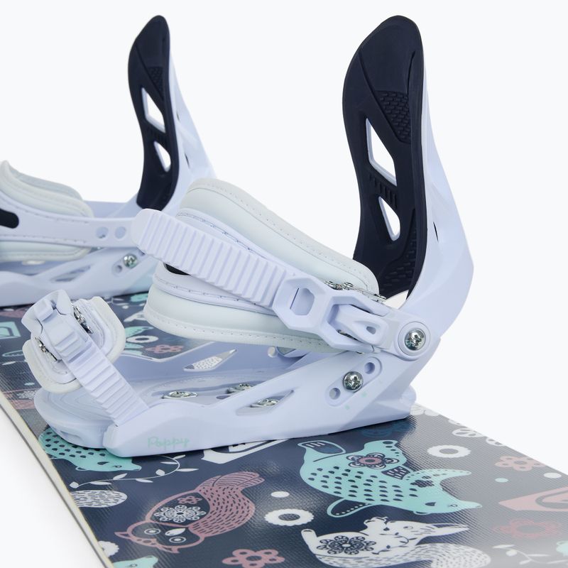Snowboard per bambini ROXY Poppy + attacchi Poppy Traditional S 8