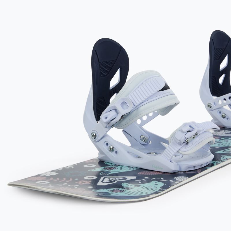 Snowboard per bambini ROXY Poppy + attacchi Poppy Traditional S 9