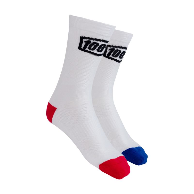 Calze da ciclismo 100% Terrain Performance bianco