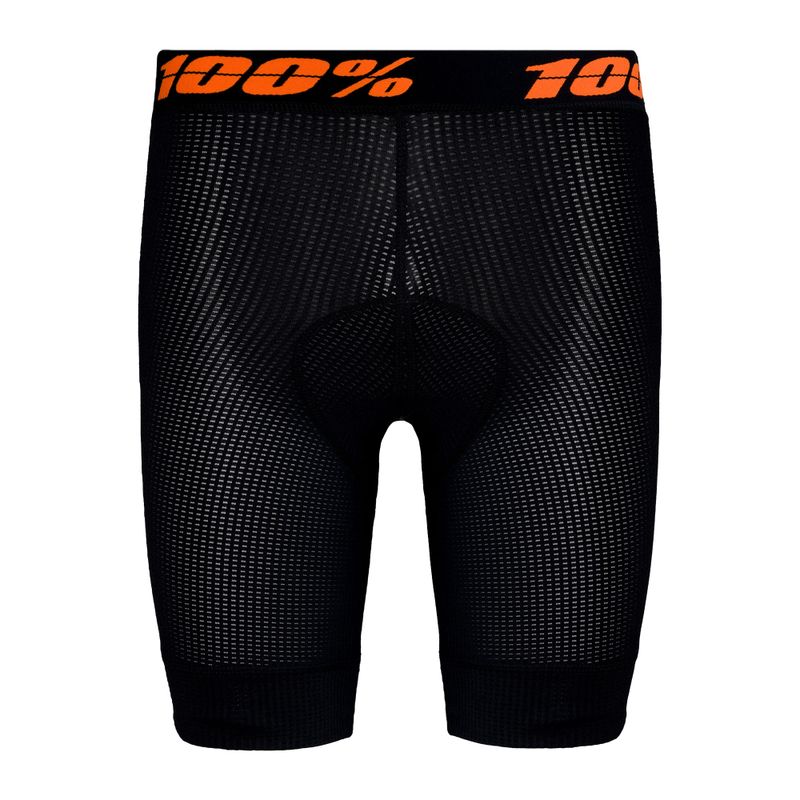 Boxer da ciclismo da uomo con fodera 100% Crux Liner nero