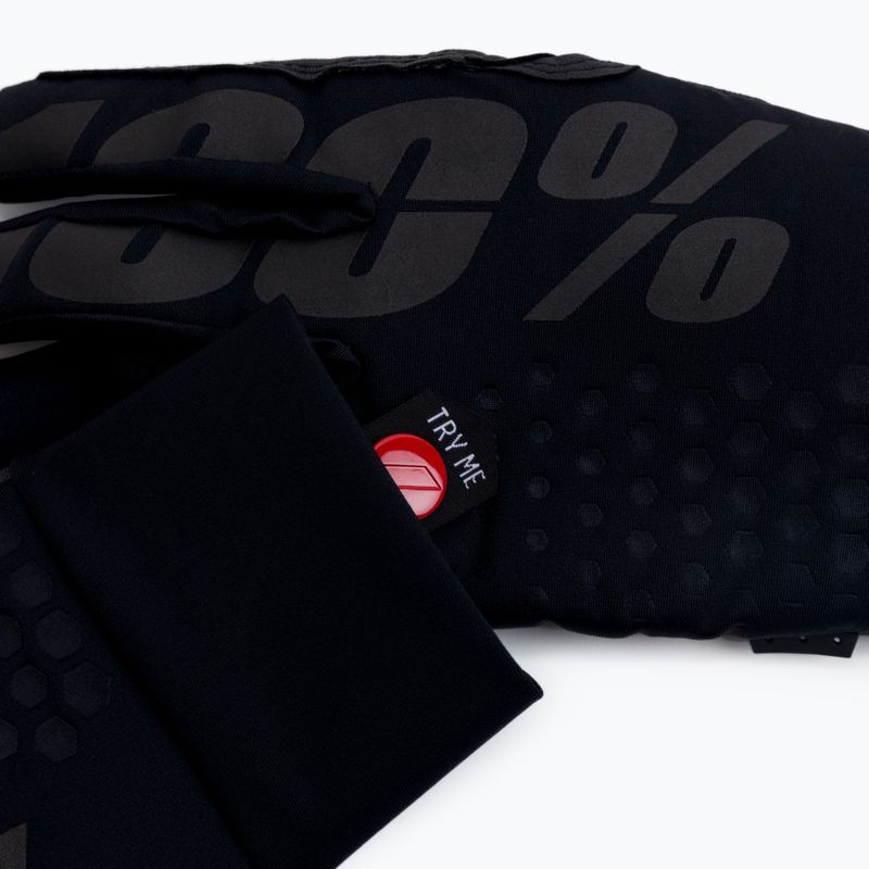 Guanti da ciclismo 100% Hydromatic Brisker nero 4