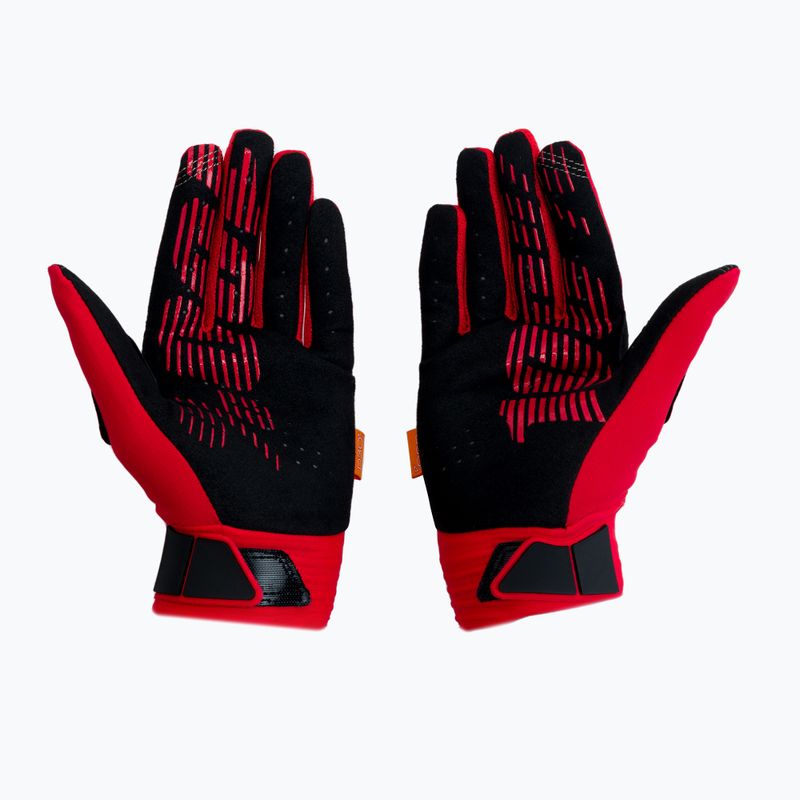Guanti da ciclismo 100% Cognito rosso/nero 2