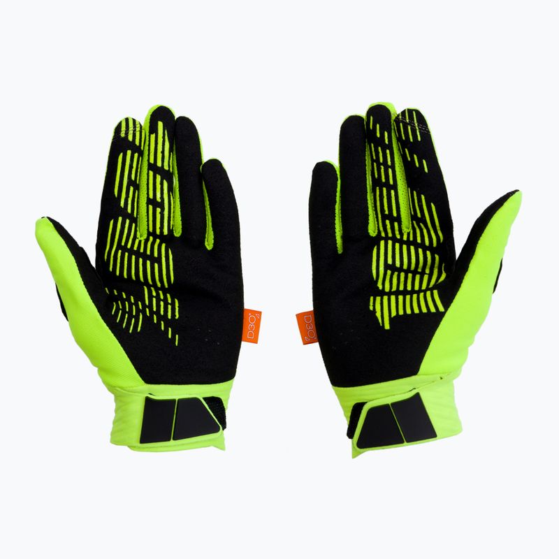 Guanti da ciclismo 100% Cognito giallo/nero 2