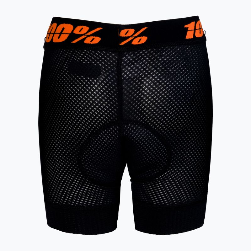 Boxer da ciclismo per bambini con fodera 100% Crux Liner nero 2