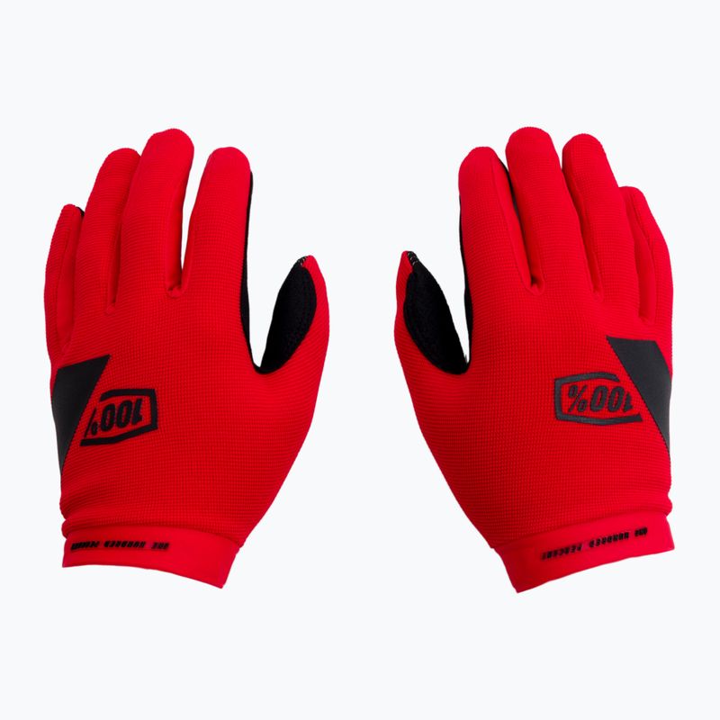 Guanti da ciclismo 100% Ridecamp rosso 3