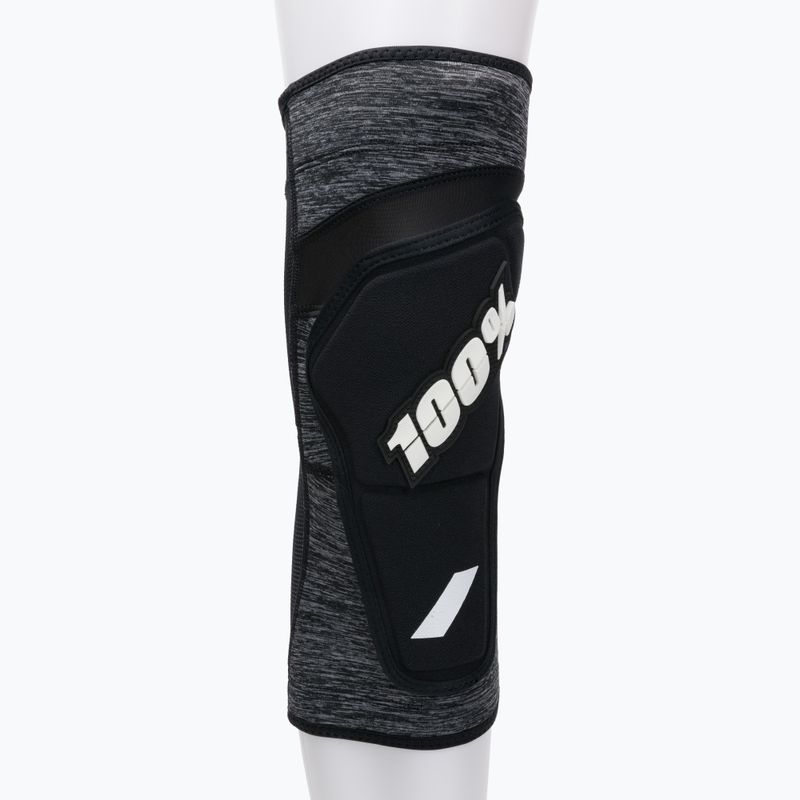 100% Ridecamp Knee Guard grigio erica/nero protezioni per bicicletta