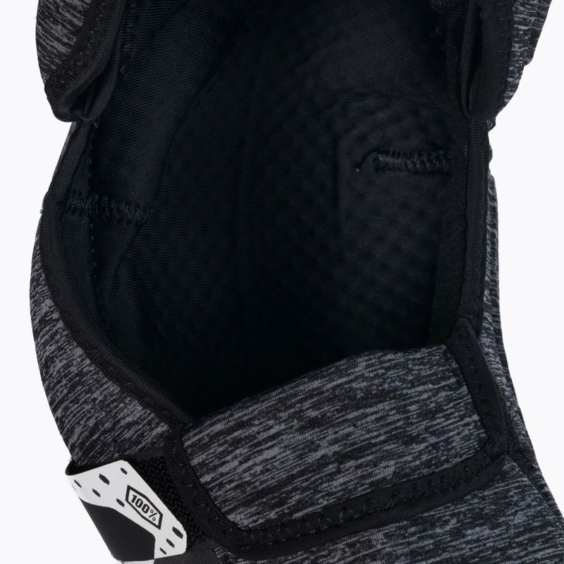 Protezioni per ginocchia da ciclismo 100% Fortis Knee Guard grigio erica/nero 6