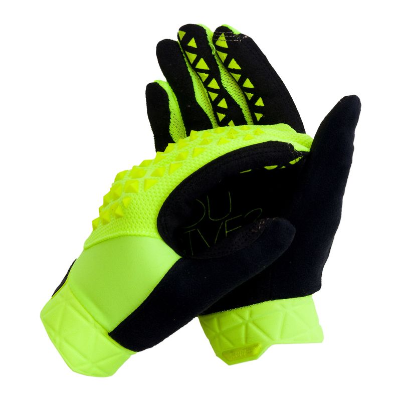 Guanti da ciclismo 100% Geomatic giallo fluorescente