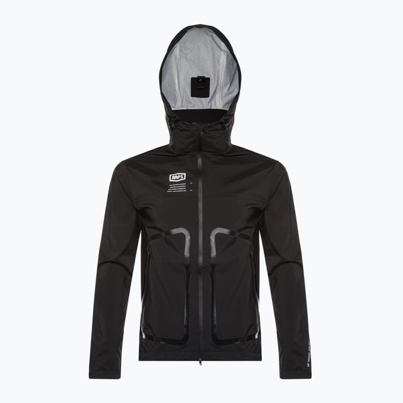 Giacca da ciclismo da uomo 100% Hydromatic Jacket nero