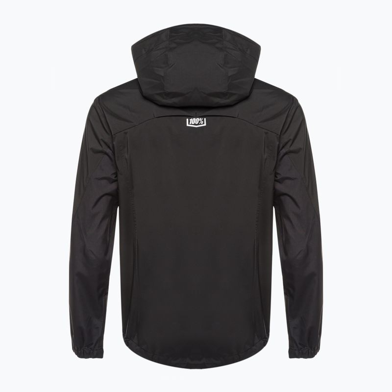 Giacca da ciclismo da uomo 100% Hydromatic Jacket nero 2
